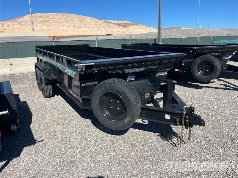 Industrias America 7016R 16 ft T/A Dump Utility Trailer Kipper
