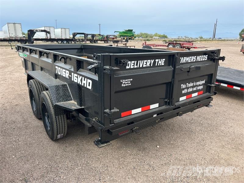 Industrias America 7016R 16 ft T/A Dump Utility Trailer (Unused) Billenő pótkocsik