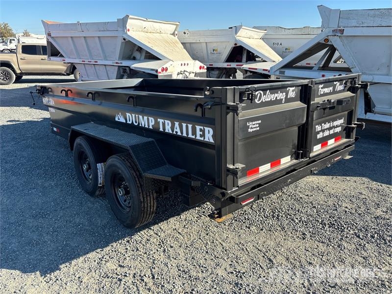 Industrias America 7014r 14 ft T/A Dump Utility Trailer Kiper prikolice