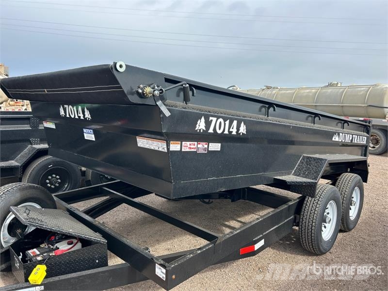 Industrias America 7014 14 ft T/A Dump Utility Trailer (Unused) Billenő pótkocsik