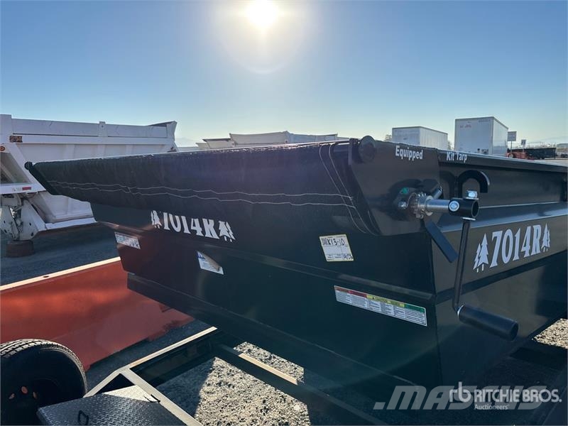 Industrias America 7014R 14 ft T/A Dump Utility Trailer Kiper prikolice
