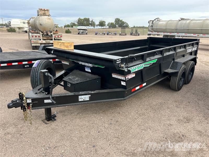 Industrias America 7016R 16 ft T/A Dump Utility Trailer (Unused) Billenő pótkocsik