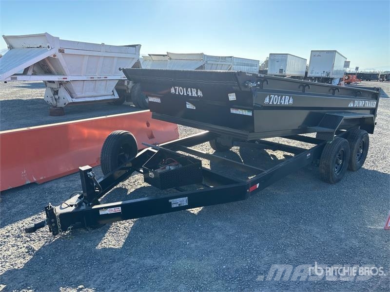 Industrias America 7014R 14 ft T/A Dump Utility Trailer Kiper prikolice