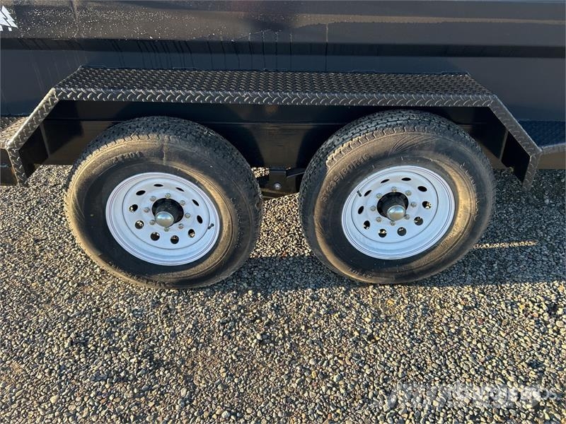 Industrias America 7014R 14 ft T/A Dump Utility Trailer مقطورات قلابة