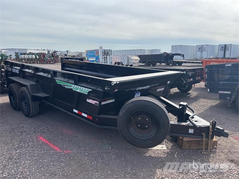 Industrias America 7016R 16 ft T/A Dump Utility Trailer Remorque benne