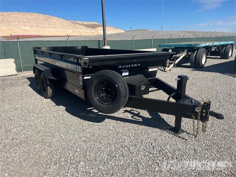 Industrias America 7014r 14 ft T/A Dump Utility Trailer Pašizgāzējs