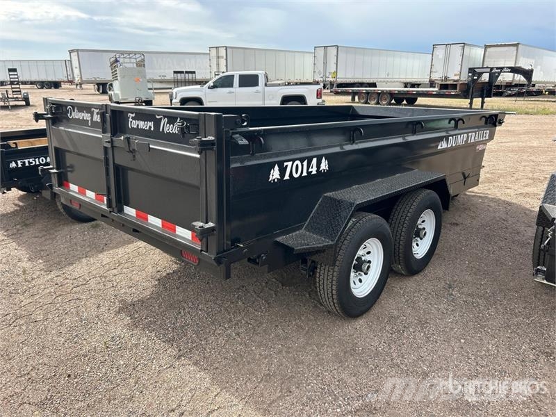 Industrias America 7014 14 ft T/A Dump Utility Trailer (Unused) Billenő pótkocsik