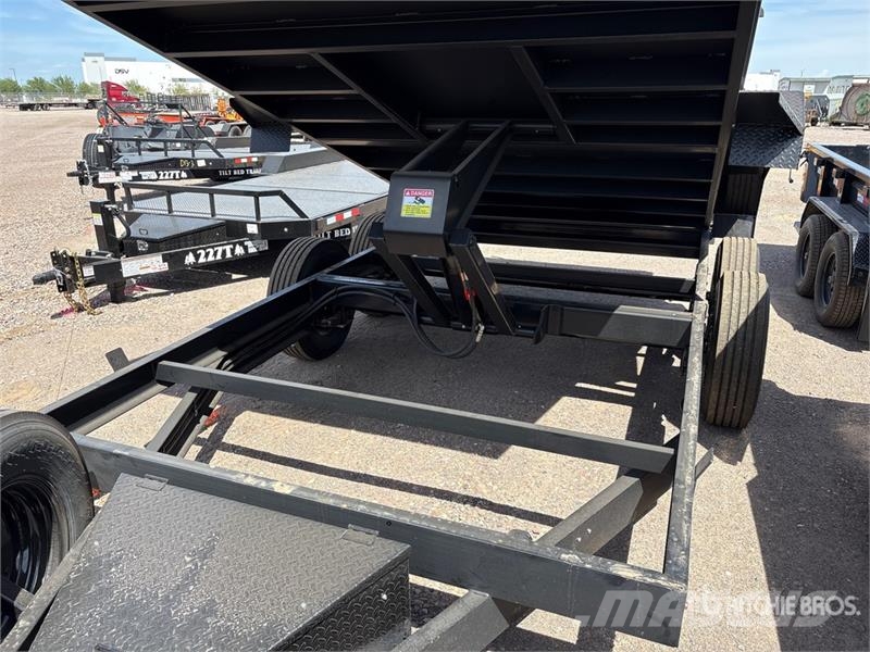 Industrias America 7014 14 ft T/A Dump Utility Trailer Самосвальные прицепы