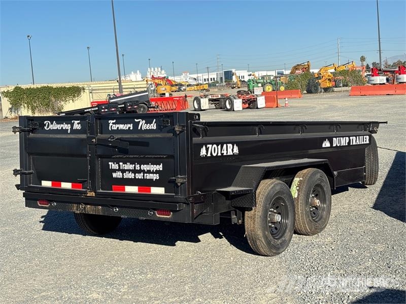 Industrias America 7014R 14 ft T/A Dump Utility Trailer Kiper prikolice