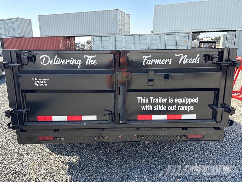 Industrias America 7014r 14 ft T/A Dump Utility Trailer Tipper trailers