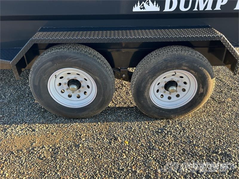Industrias America 7014R 14 ft T/A Dump Utility Trailer مقطورات قلابة