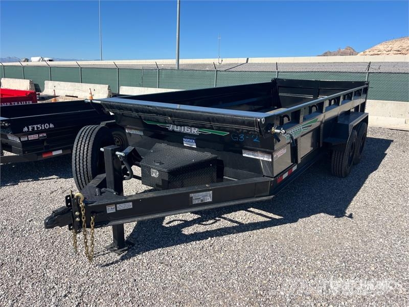 Industrias America 7016R 16 ft T/A Dump Utility Trailer Kipper