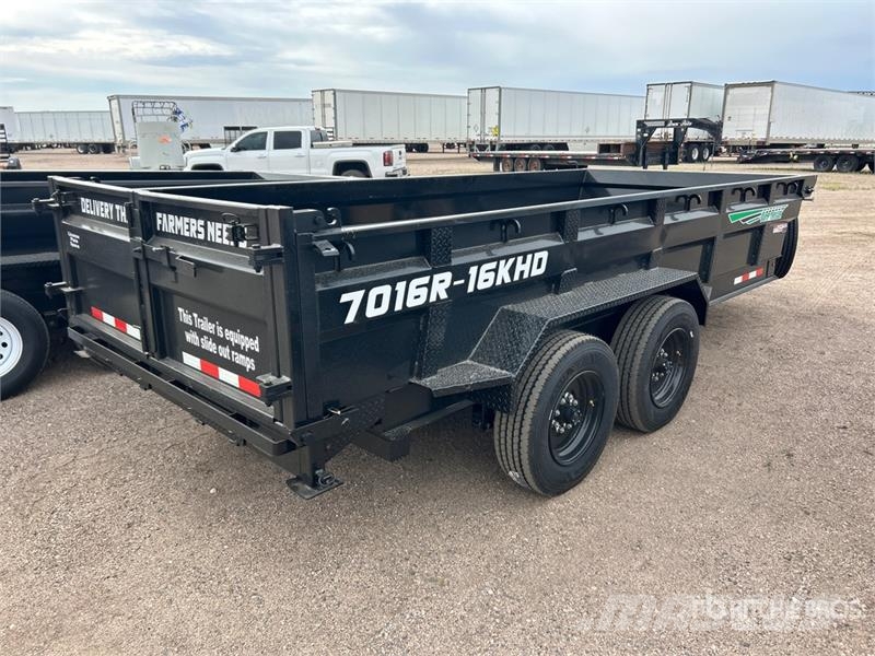 Industrias America 7016R 16 ft T/A Dump Utility Trailer (Unused) Billenő pótkocsik