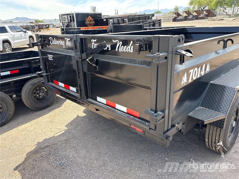 Industrias America 7014 14 ft T/A Dump Utility Trailer Самосвальные прицепы