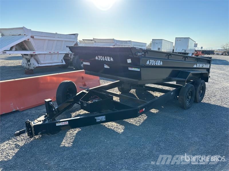 Industrias America 7014R 14 ft T/A Dump Utility Trailer Kiper prikolice