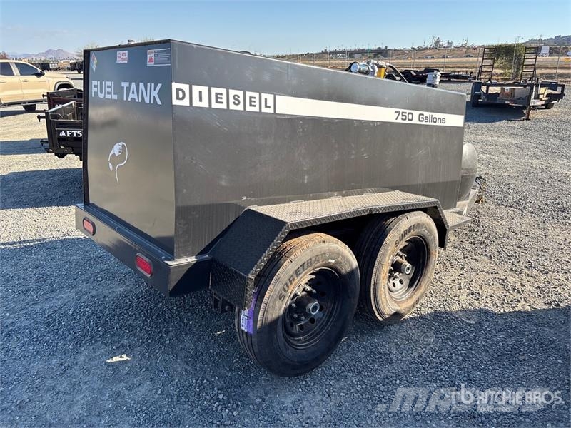 Industrias America 750 750 gal Trailer Mounted Steel Diesel Fuel Tank Kütusemahutid