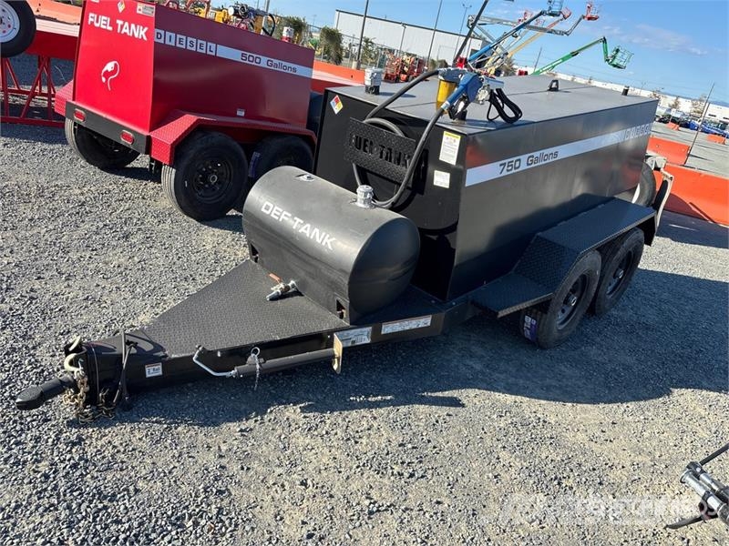 Industrias America 750 750 gal Trailer Mounted Steel Diesel Fuel Tank Kütusemahutid
