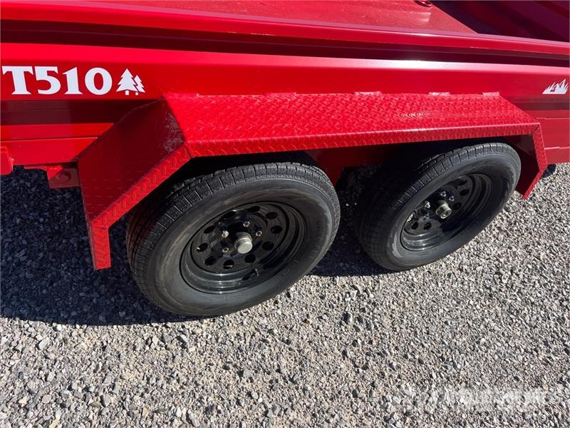 Industrias America FT510 10 ft T/A Dump Utility Trailer Kipper