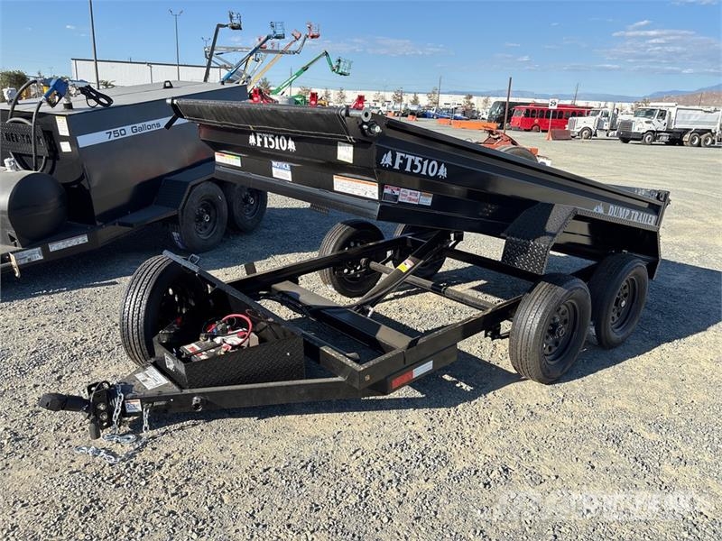 Industrias America FT510 10 ft T/A Dump Utility Trailer Самоскиди