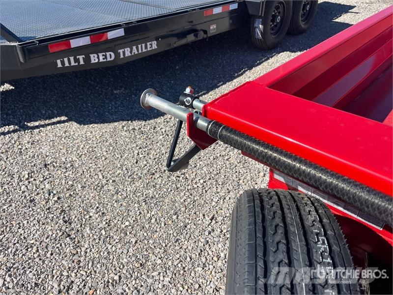 Industrias America FT510 10 ft T/A Dump Utility Trailer Kipper