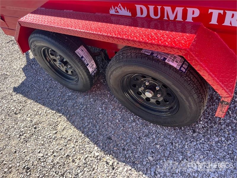 Industrias America FT510 10 ft T/A Dump Utility Trailer Kipper