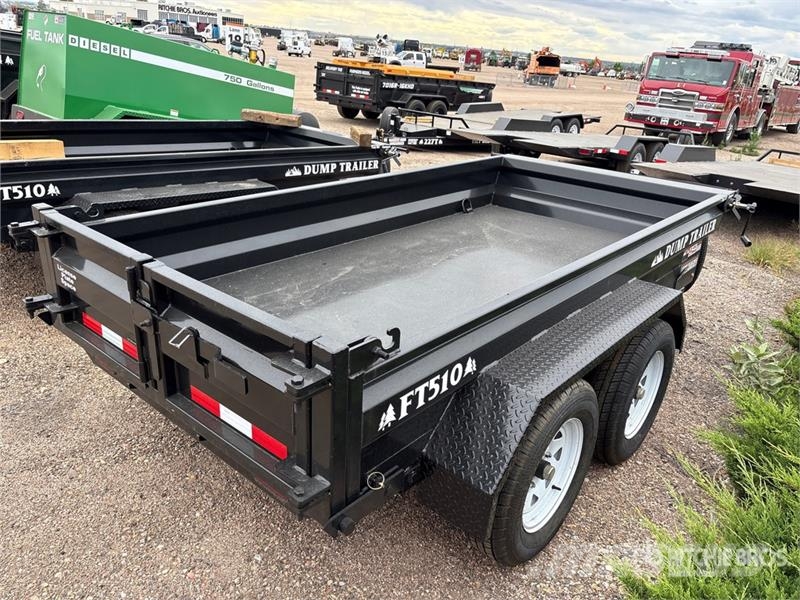 Industrias America FT510 10 ft T/A Dump Utility Trailer (Unused) Самоскиди