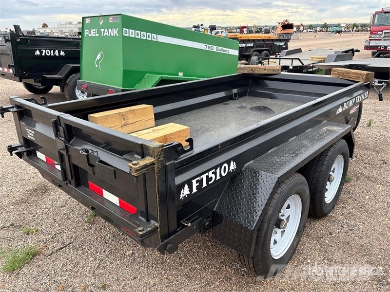 Industrias America FT510 10 ft T/A Dump Utility Trailer (Unused) Самоскиди