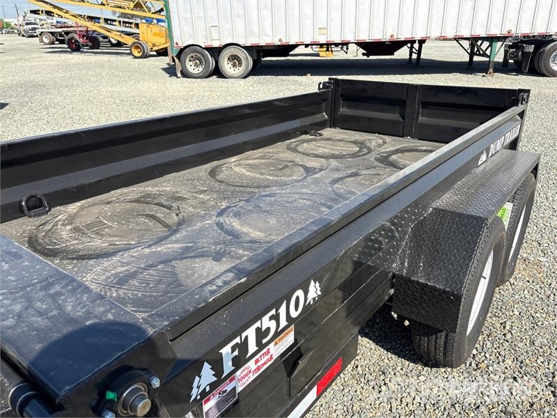Industrias America FT510 10 ft T/A Dump Utility Trailer Tipper trailers