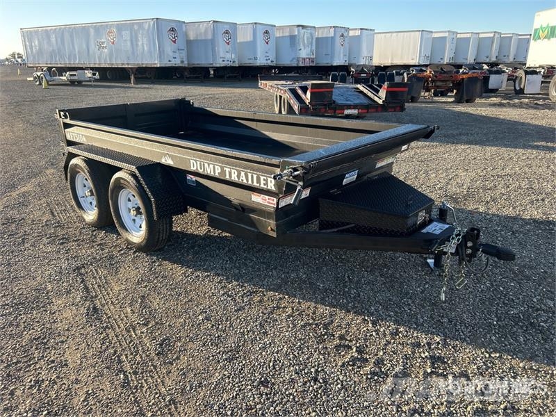 Industrias America FT510 10 ft T/A Dump Utility Trailer مقطورات قلابة