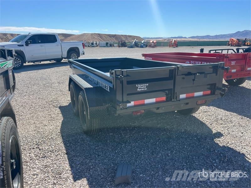 Industrias America FT510 10 ft T/A Dump Utility Trailer Kipper