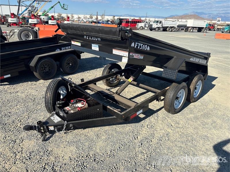 Industrias America FT510 10 ft T/A Dump Utility Trailer Самоскиди