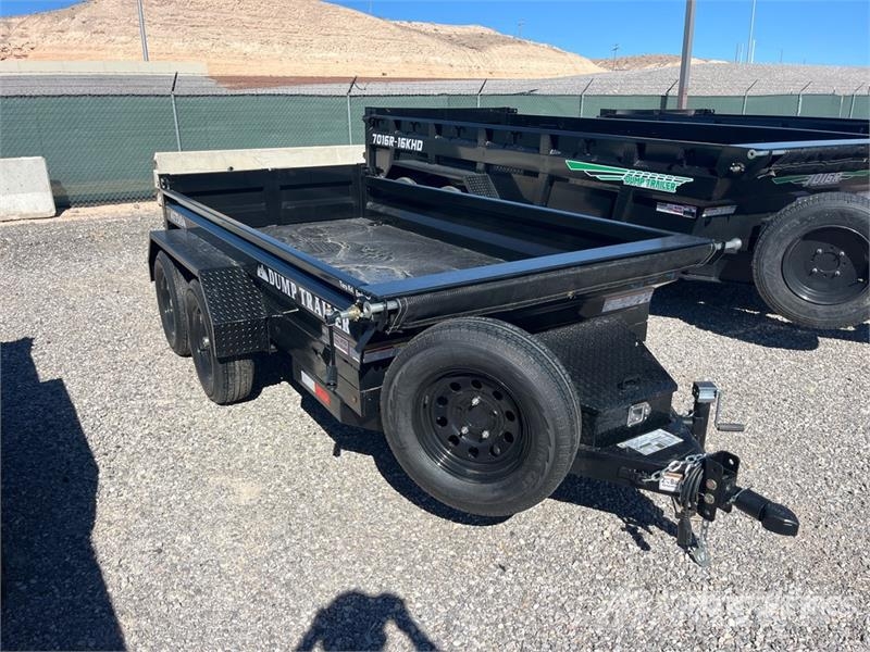 Industrias America FT510 10 ft T/A Dump Utility Trailer Kipper