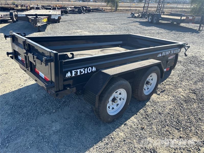 Industrias America FT510 10 ft T/A Dump Utility Trailer Самоскиди