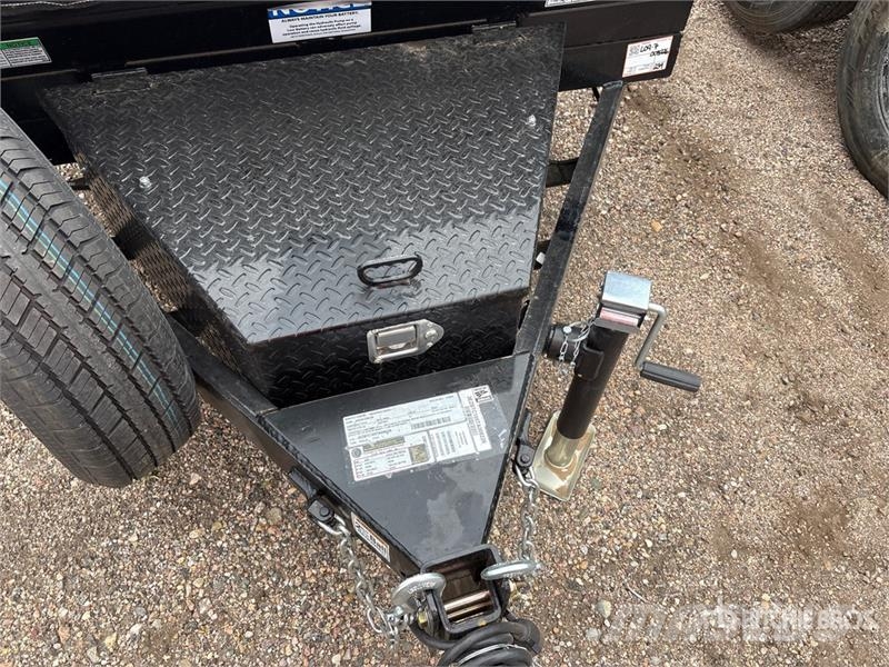 Industrias America FT510 10 ft T/A Dump Utility Trailer (Unused) Самоскиди