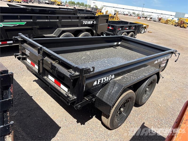 Industrias America FT510 10 ft T/A Dump Utility Trailer Tipper trailers