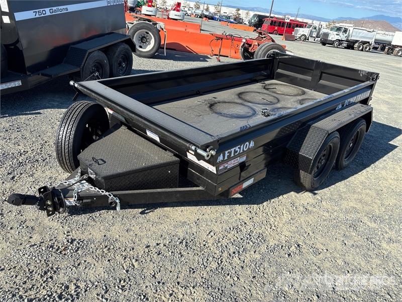 Industrias America FT510 10 ft T/A Dump Utility Trailer Самоскиди
