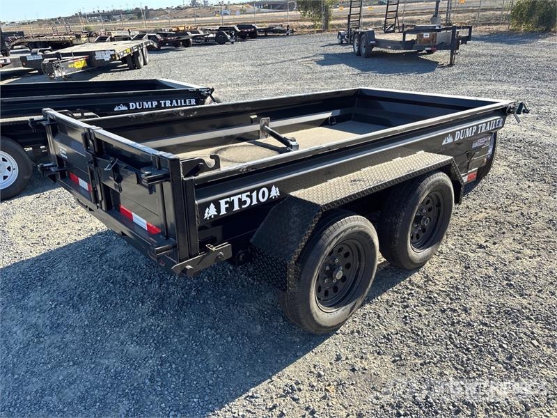 Industrias America FT510 10 ft T/A Dump Utility Trailer Самоскиди