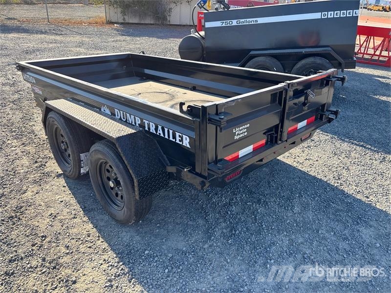 Industrias America FT510 10 ft T/A Dump Utility Trailer Самоскиди