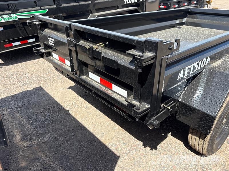 Industrias America FT510 10 ft T/A Dump Utility Trailer Tipper trailers