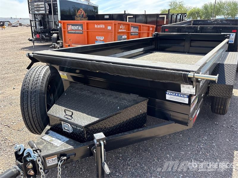 Industrias America FT510 10 ft T/A Dump Utility Trailer Tipper trailers