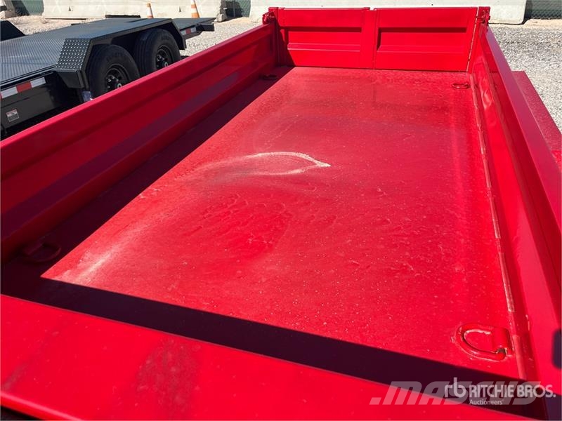 Industrias America FT510 10 ft T/A Dump Utility Trailer Kipper