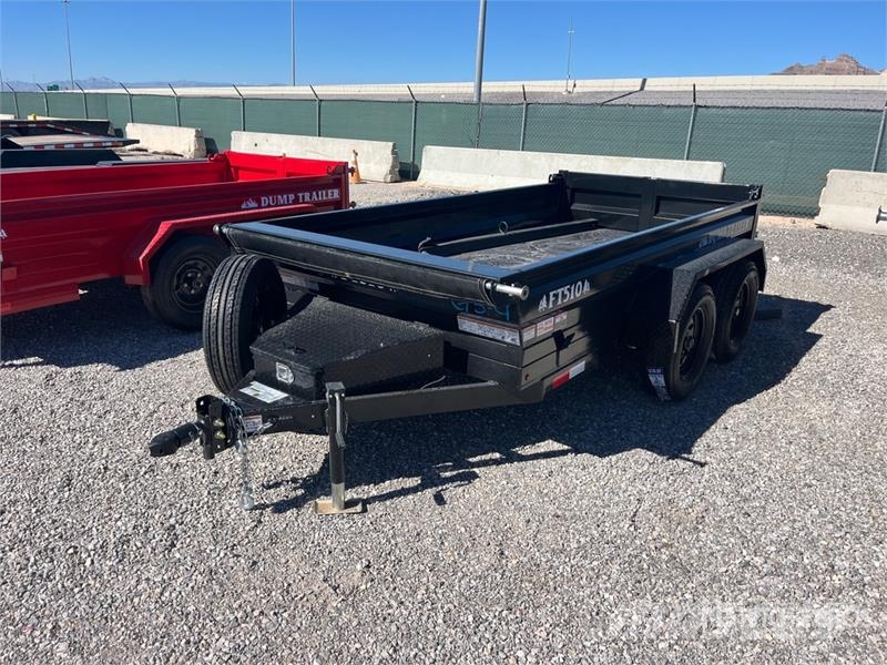 Industrias America FT510 10 ft T/A Dump Utility Trailer Kipper