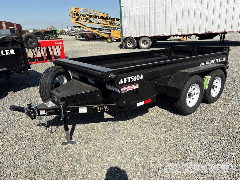 Industrias America FT510 10 ft T/A Dump Utility Trailer Tipper trailers