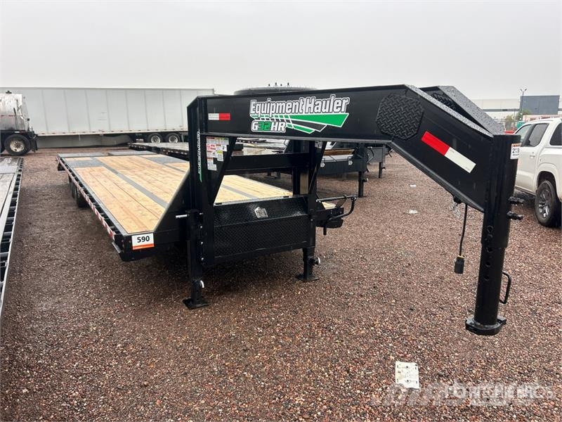 Industrias America G32HR 32 ft T/A Gooseneck Equipment Trailer Auto pārvadāšanas treileri