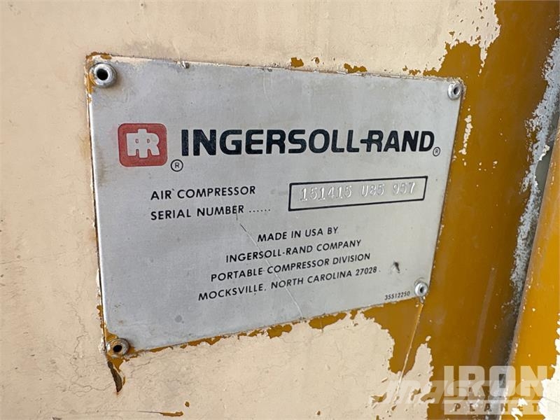 Ingersoll Rand 185 185 cfm Mobile Air Compressor Compressors