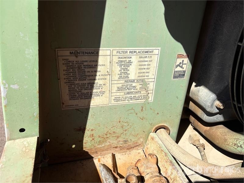 Ingersoll Rand 185 cfm Mobile Air Compressor Compressors