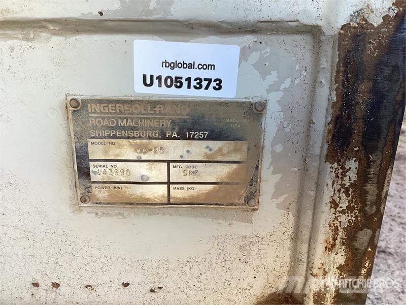 Ingersoll Rand DD-65 Double Drum Roller Valjci sa duplim bubnjem