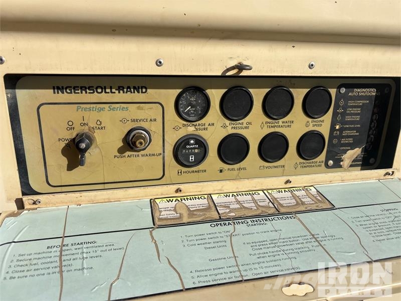 Ingersoll Rand P185CWJD 185 cfm Mobile Air Compressor Compressors