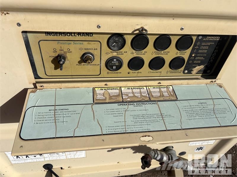 Ingersoll Rand P185CWJD 185 cfm Mobile Air Compressor Compressors