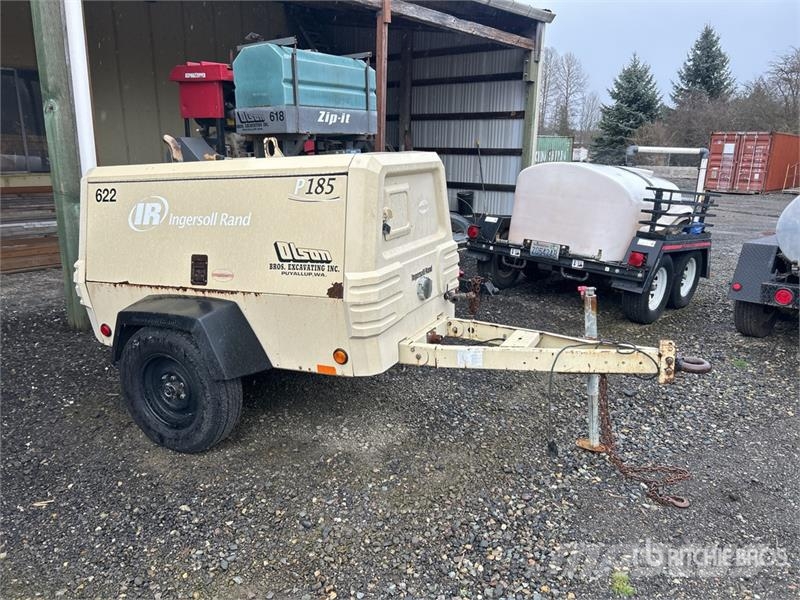 Ingersoll Rand P185WJD 185 cfm Mobile Air Compressor Compresseur